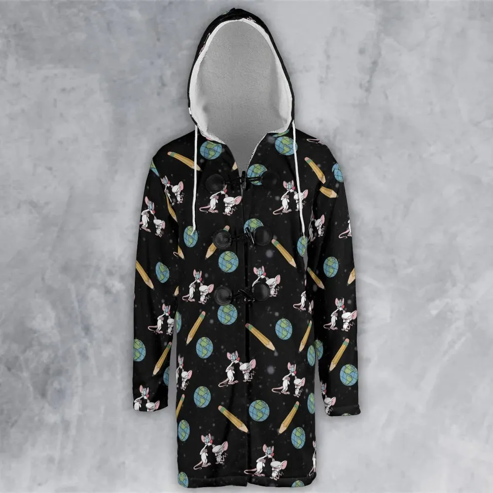 Geek Drip Pinky and The Brain Hooded Cloak Coat - 2