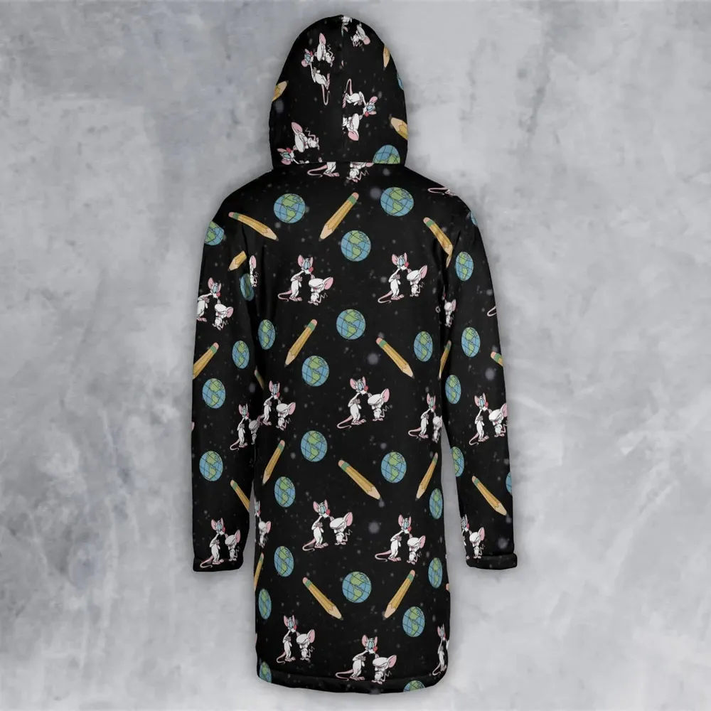 Geek Drip Pinky and The Brain Hooded Cloak Coat - 3
