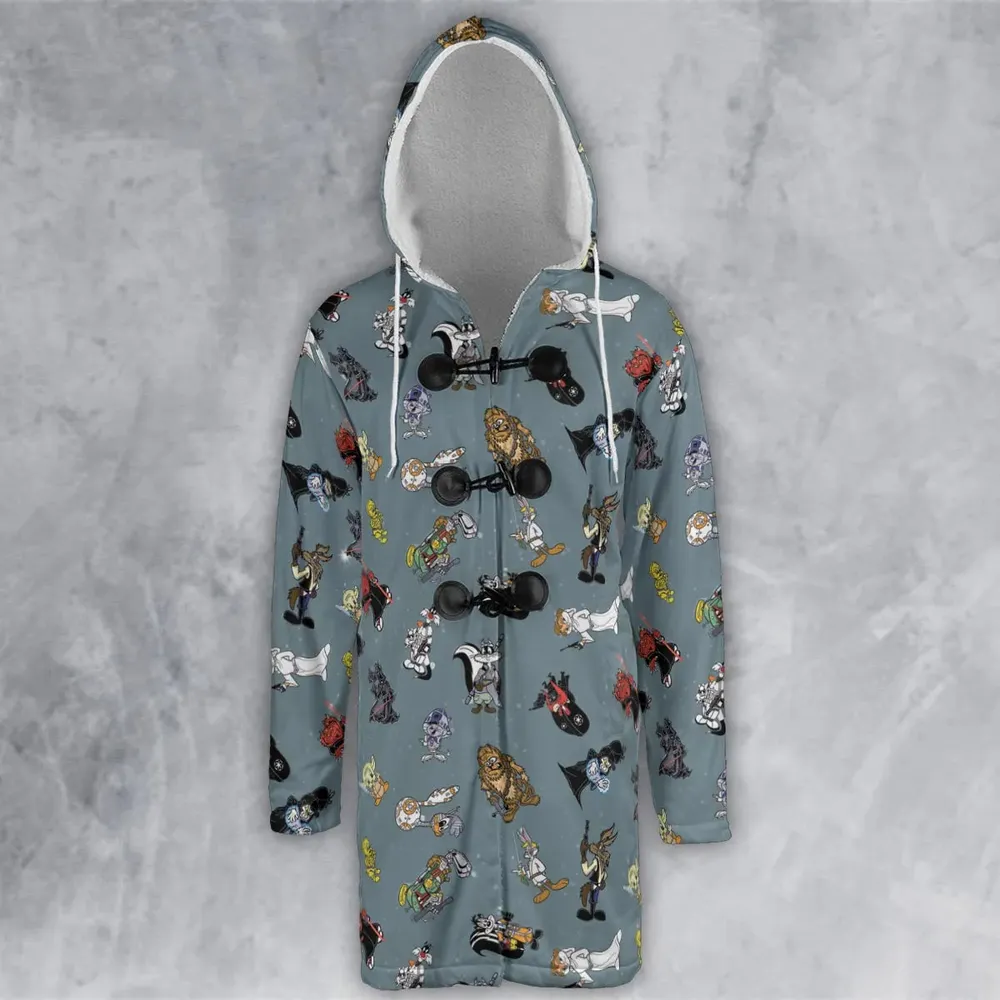 Looney Wars Hooded Cloak Coat - 2