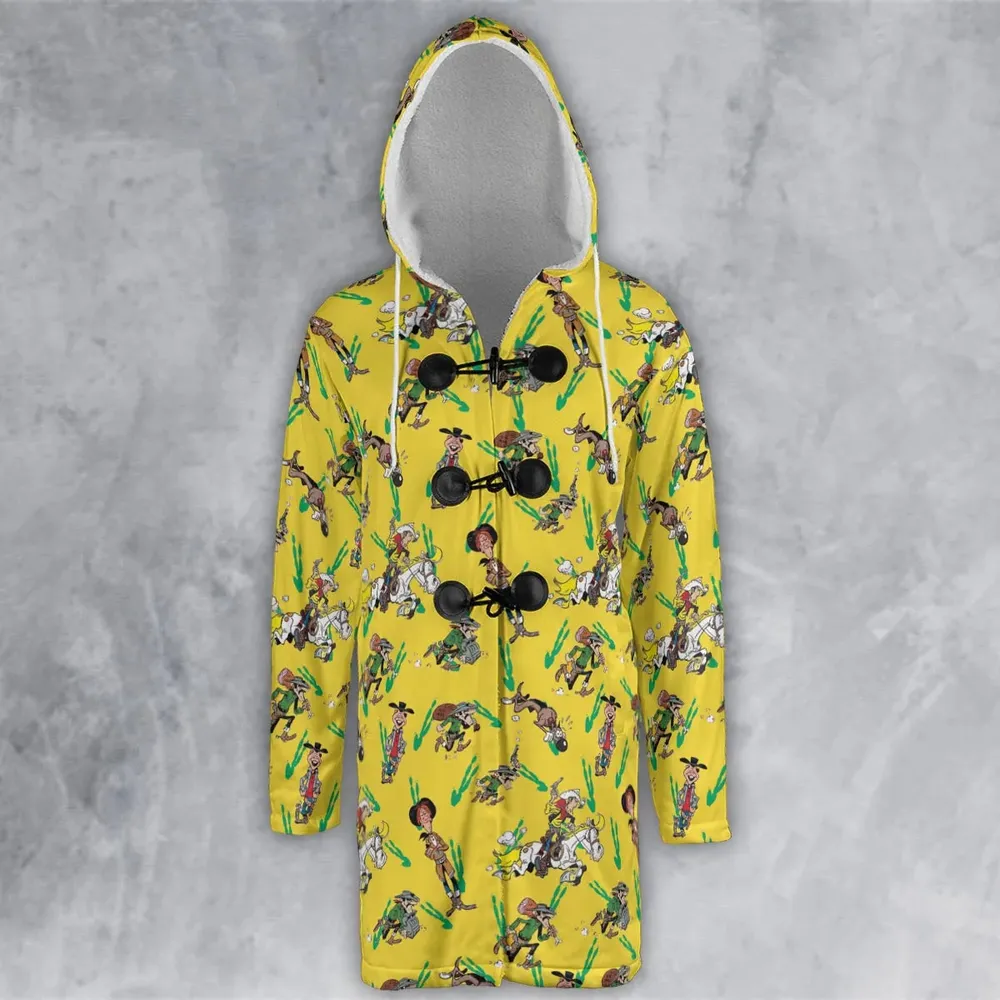 Dead End City Lucky Luke Hooded Cloak Coat - 2
