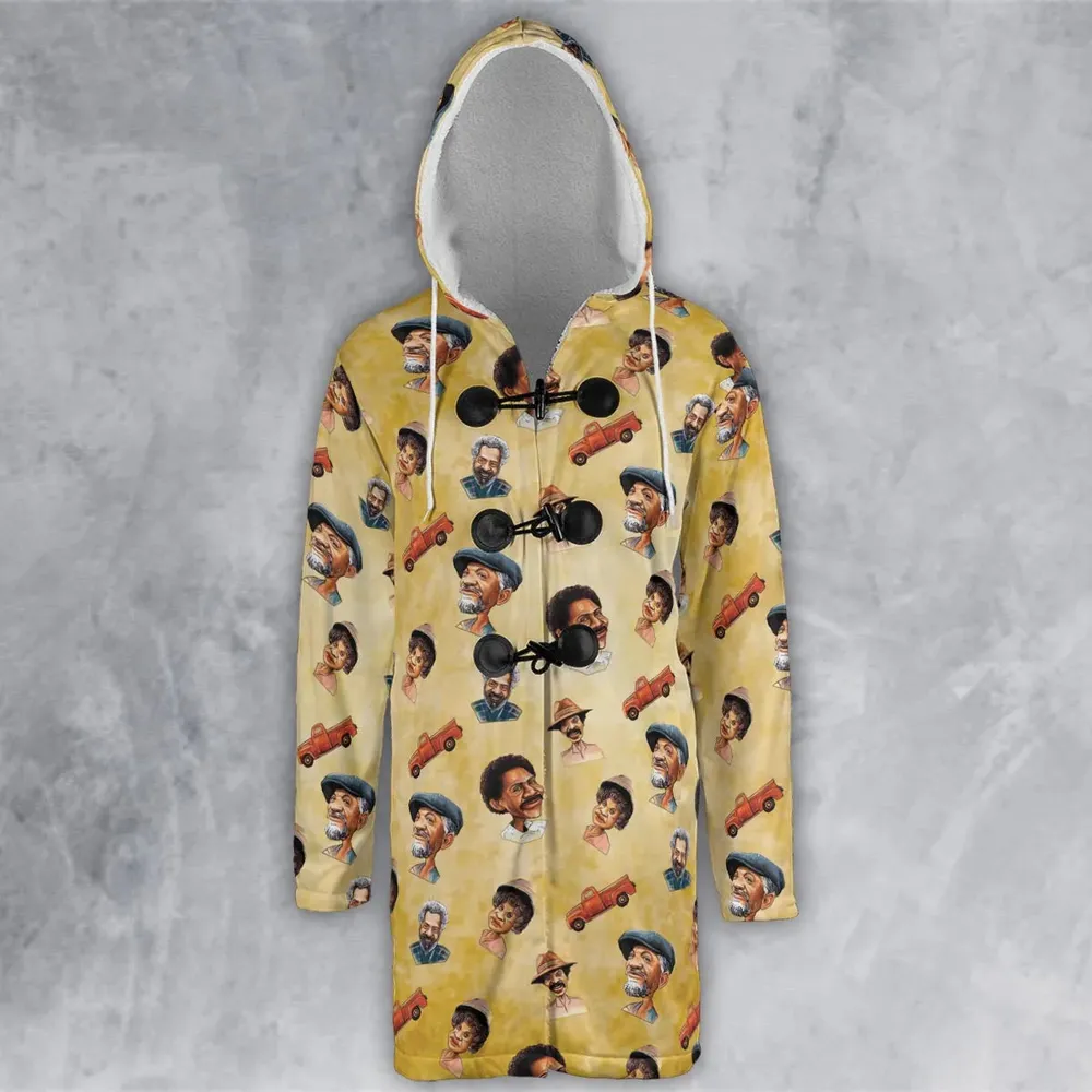 Sanford and Son Characters Hooded Cloak Coat - 2