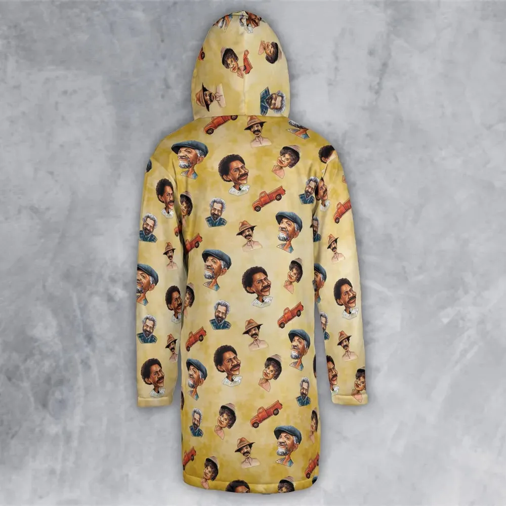 Sanford and Son Characters Hooded Cloak Coat - 3