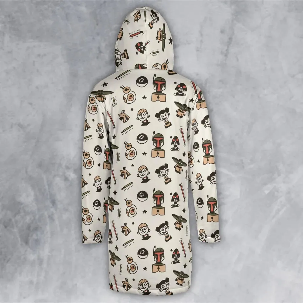 Retro Galaxy Star Wars Hooded Cloak Coat - 3