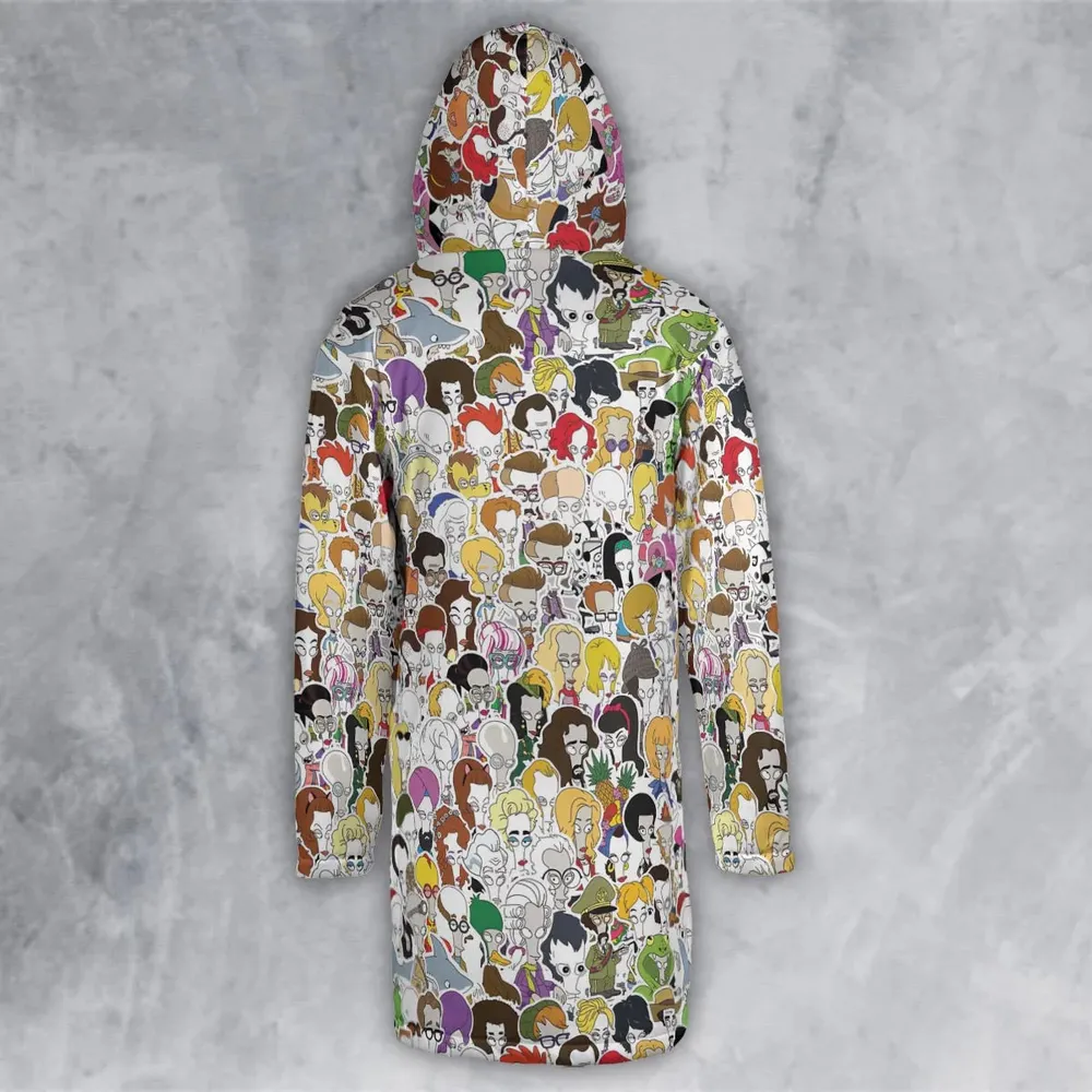 Roger the Alien American Dad Hooded Cloak Coat - 3