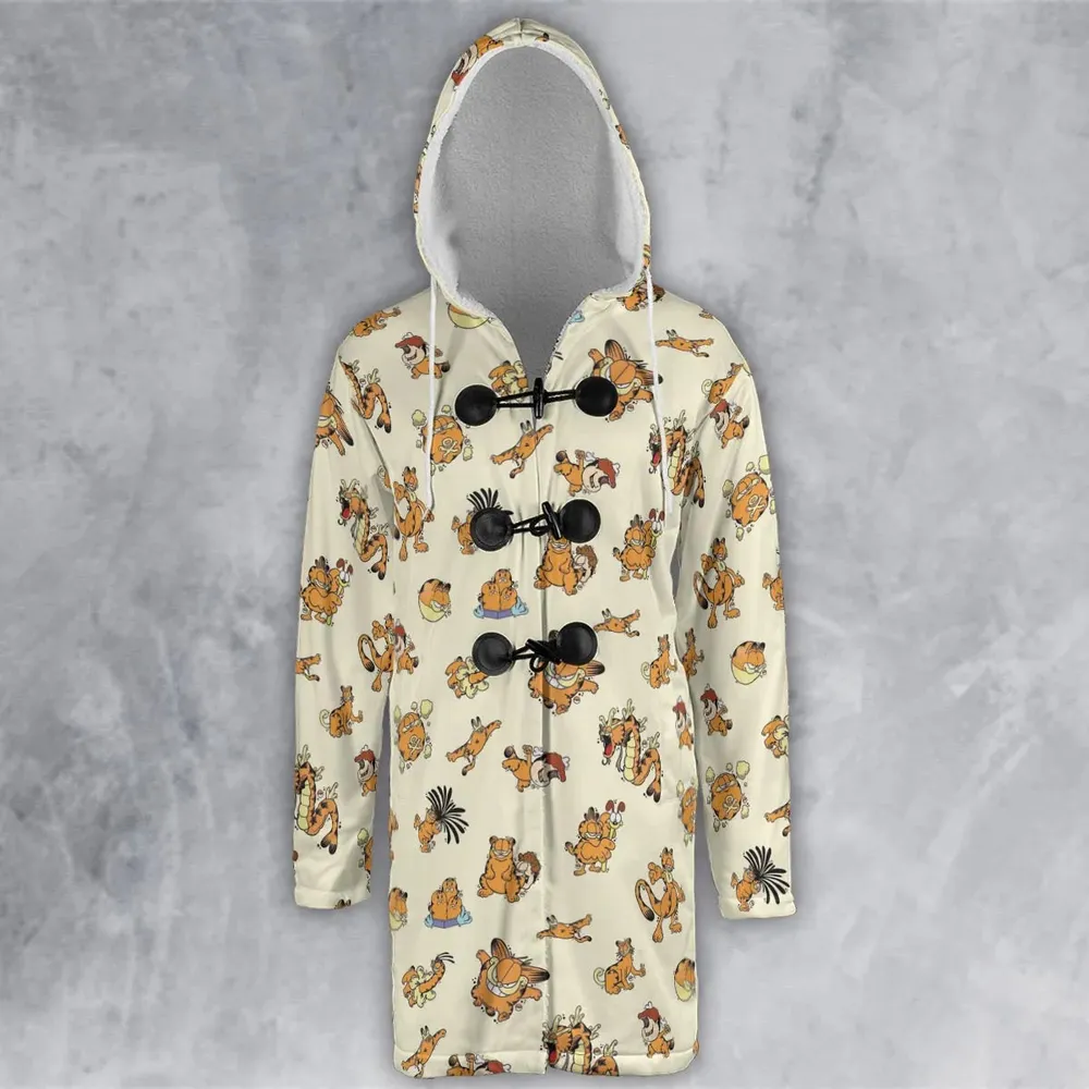 Lazy Legend Garfield Pokemon Mashup Hooded Cloak Coat - 2