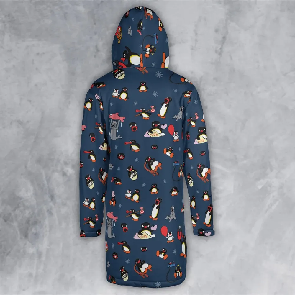 Noot Noot Pingu Hooded Cloak Coat - 3