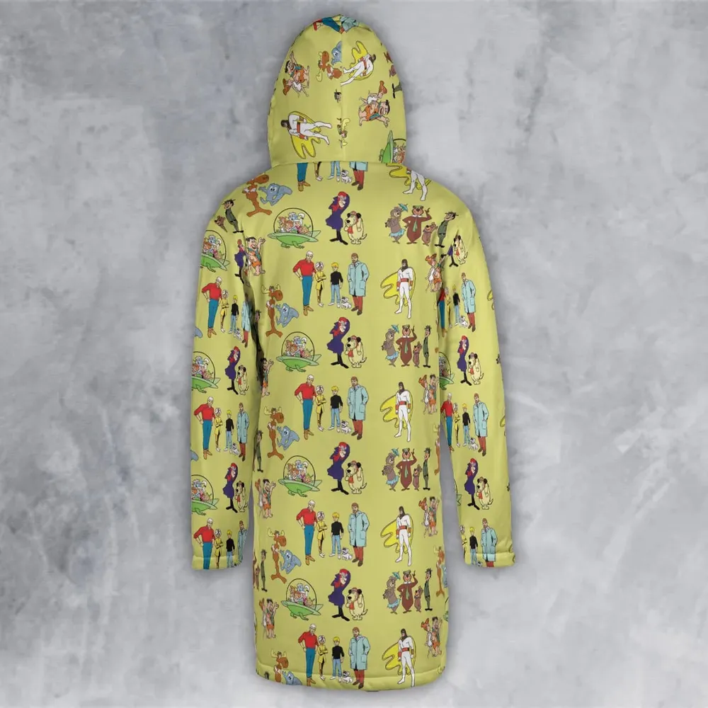 60s Cartoon Characters Hooded Cloak Coat - 3