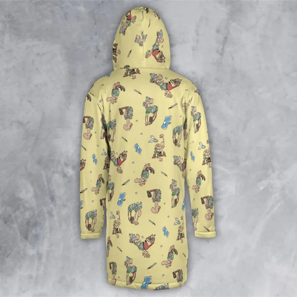 Gaulish Goodness Asterix Hooded Cloak Coat - 3
