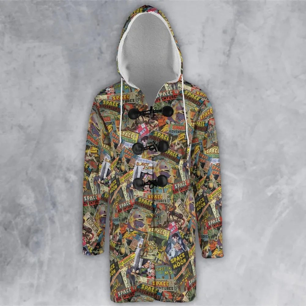 Comic-Con Cartoon Hooded Cloak Coat - 2