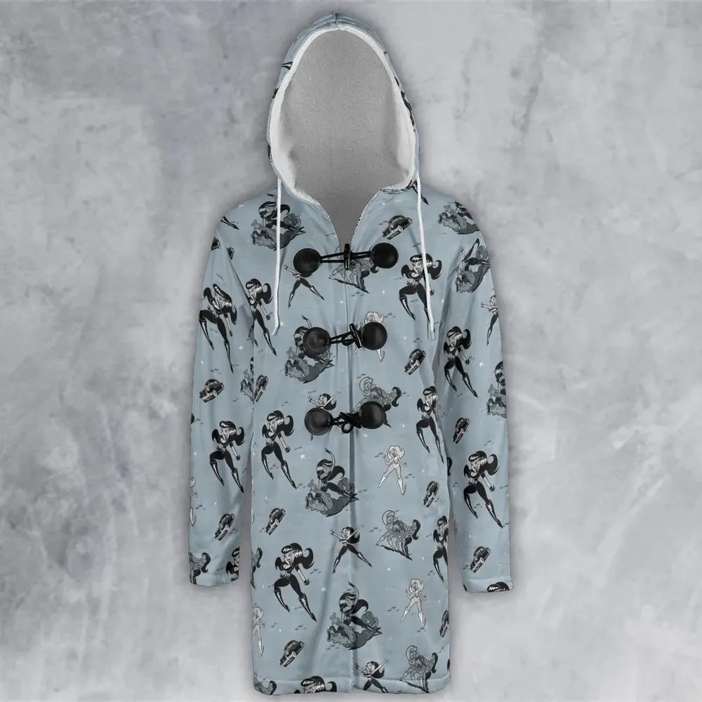 Faster Pussycat Kill Kill Characters Hooded Cloak Coat - 2