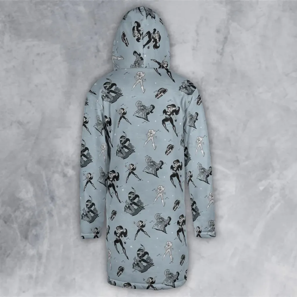 Faster Pussycat Kill Kill Characters Hooded Cloak Coat - 3