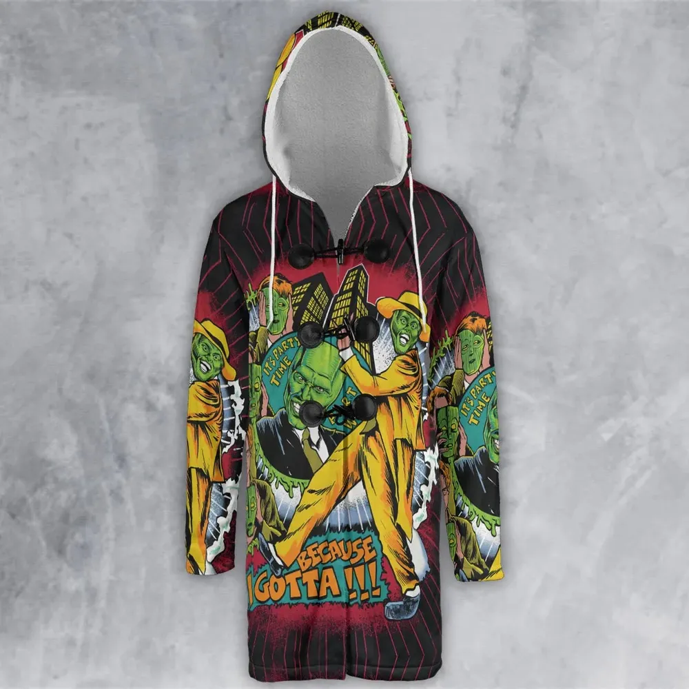 Party Time The Mask Hooded Cloak Coat - 2