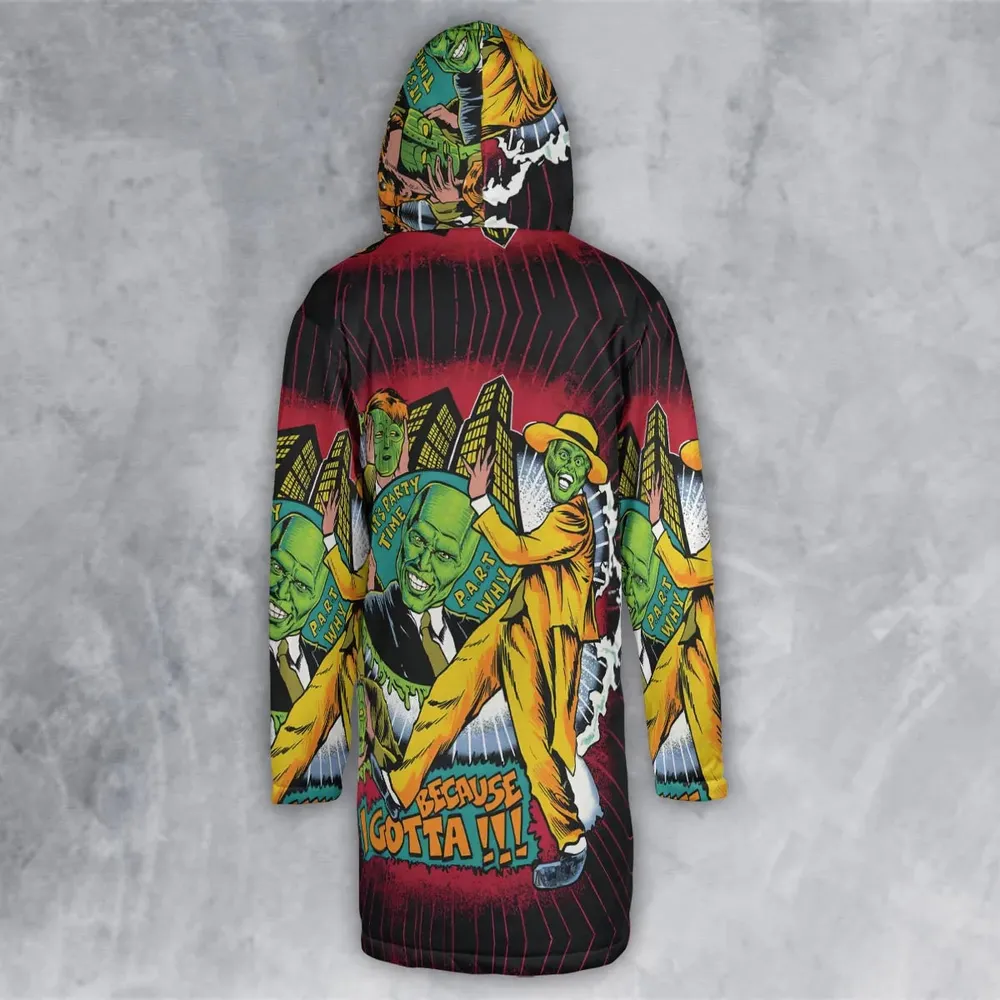 Party Time The Mask Hooded Cloak Coat - 3
