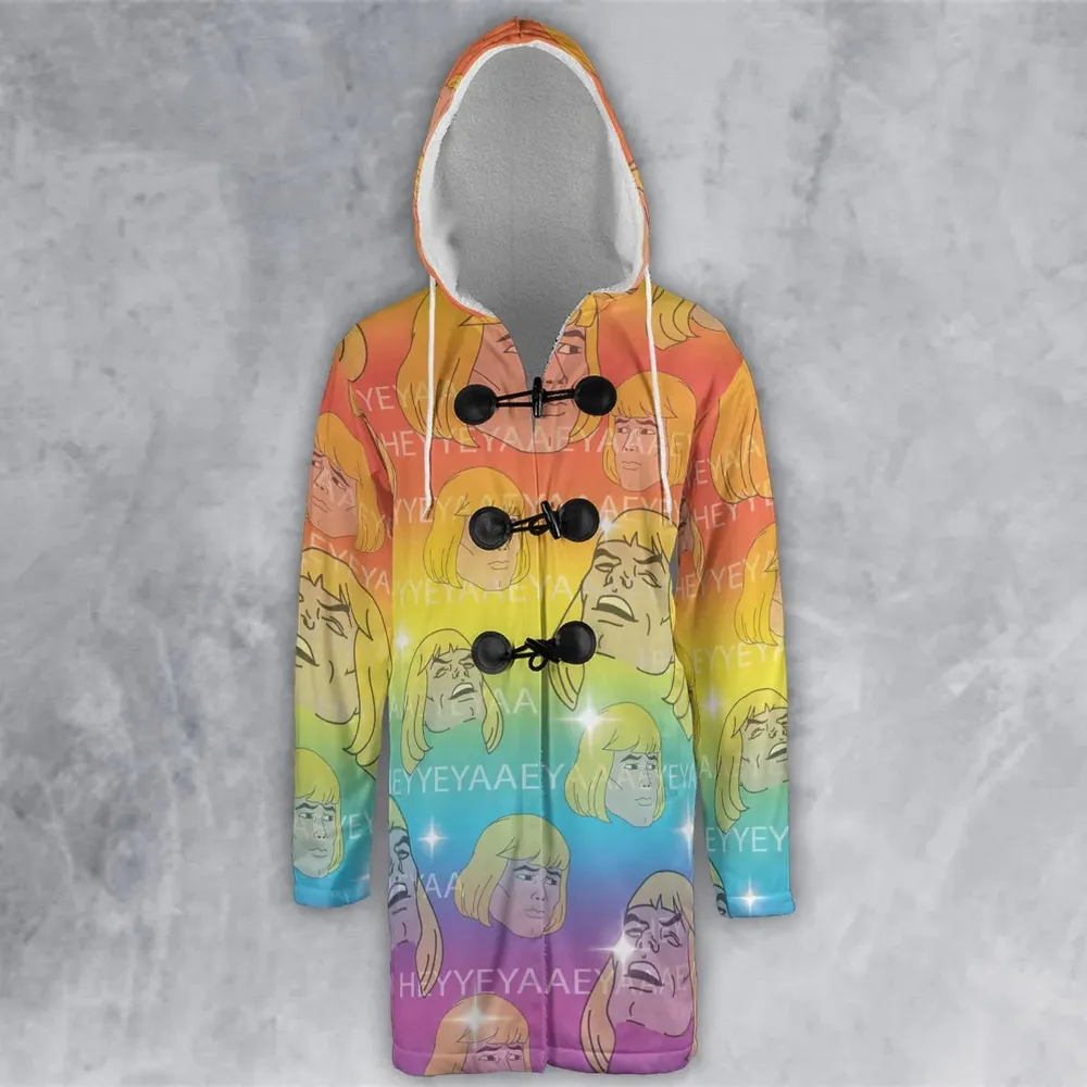 HEYYEYAA He-Man MOTU Hooded Cloak Coat - 2