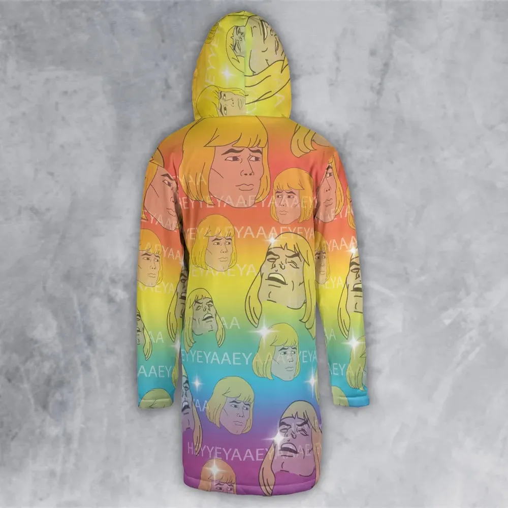 HEYYEYAA He-Man MOTU Hooded Cloak Coat - 3