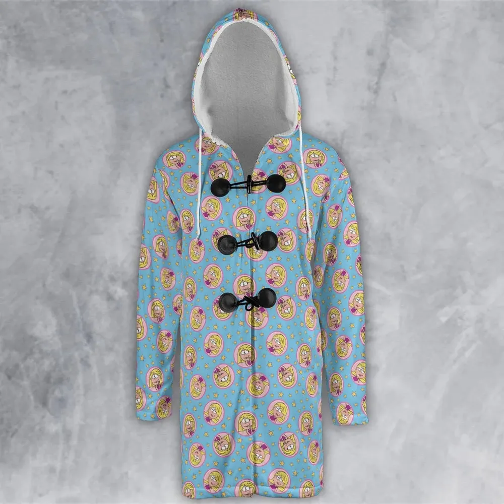 Lizzie Mcguire Badges Hooded Cloak Coat - 2