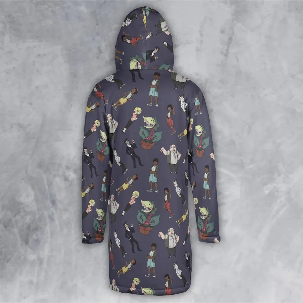 Little Shop Of Horror Characters Hooded Cloak Coat - 3