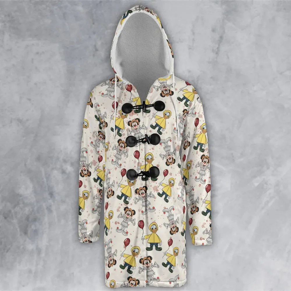 Mouse Clown Hooded Cloak Coat - 2