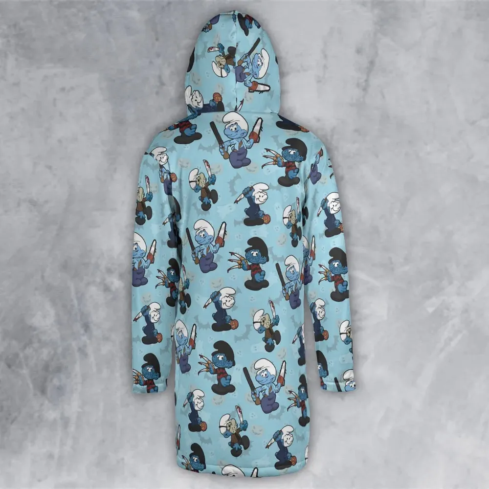 Horror Smurfs Hooded Cloak Coat - 3