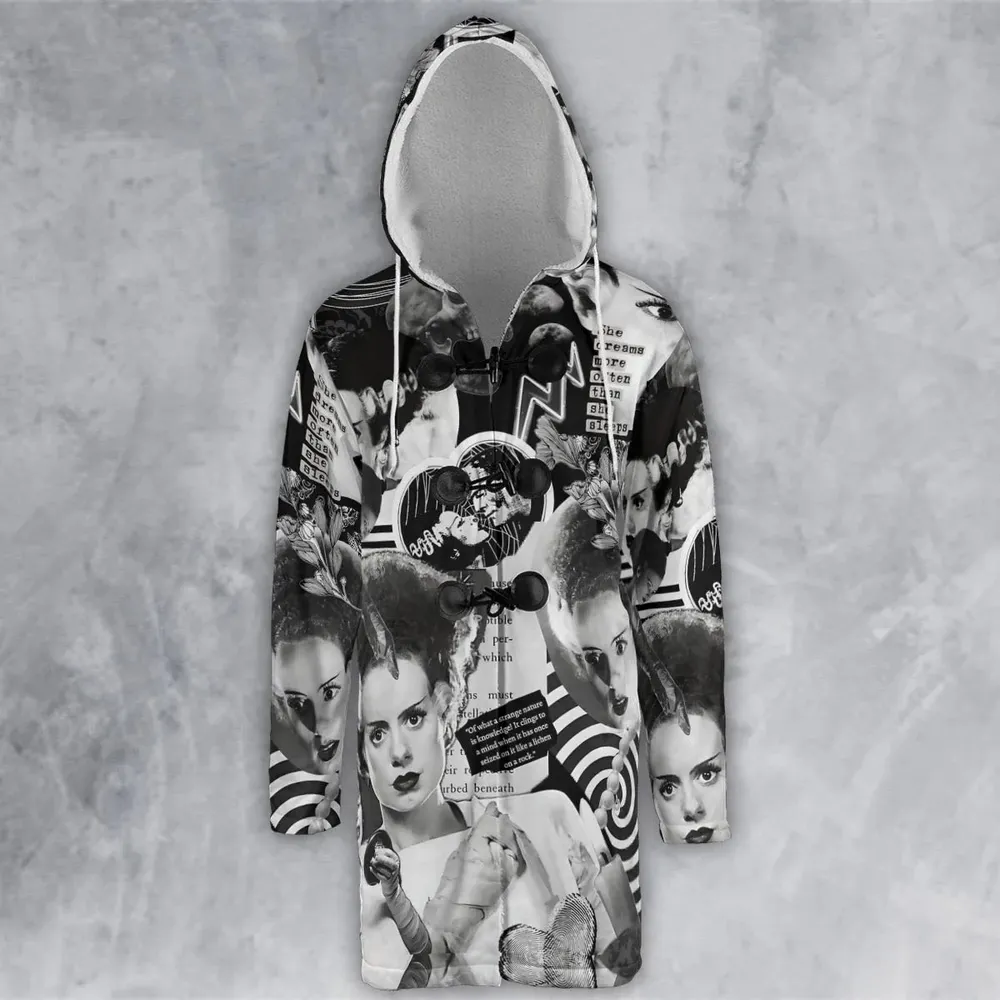 Bride Of Frankenstein Hooded Cloak Coat - 2