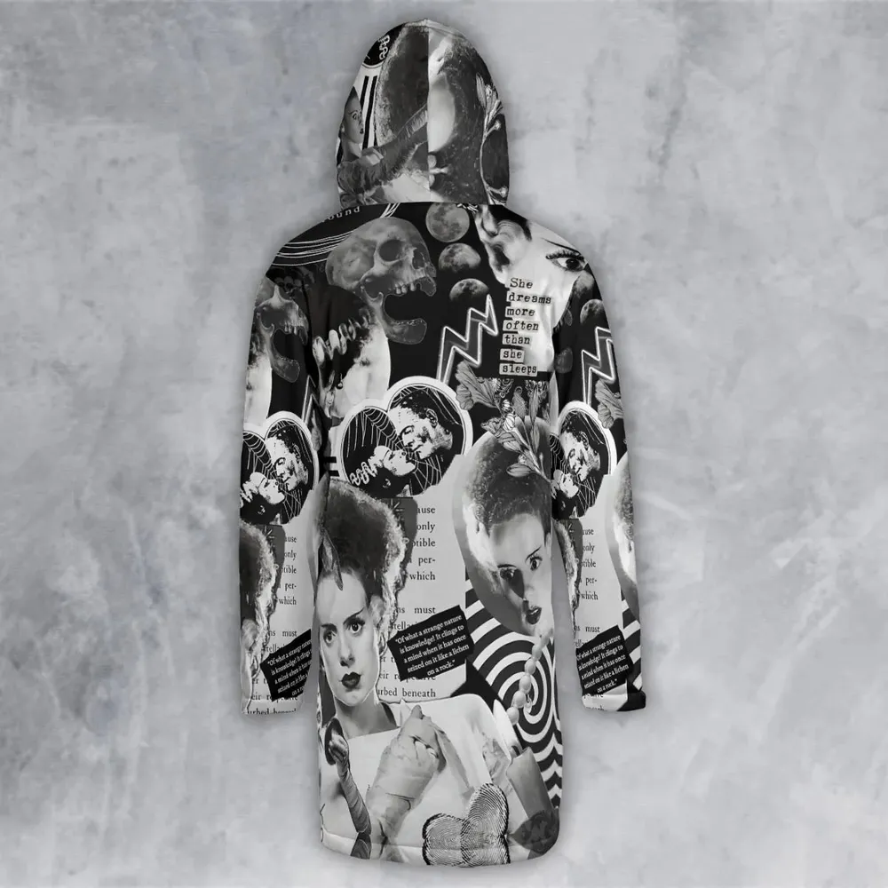 Bride Of Frankenstein Hooded Cloak Coat - 3