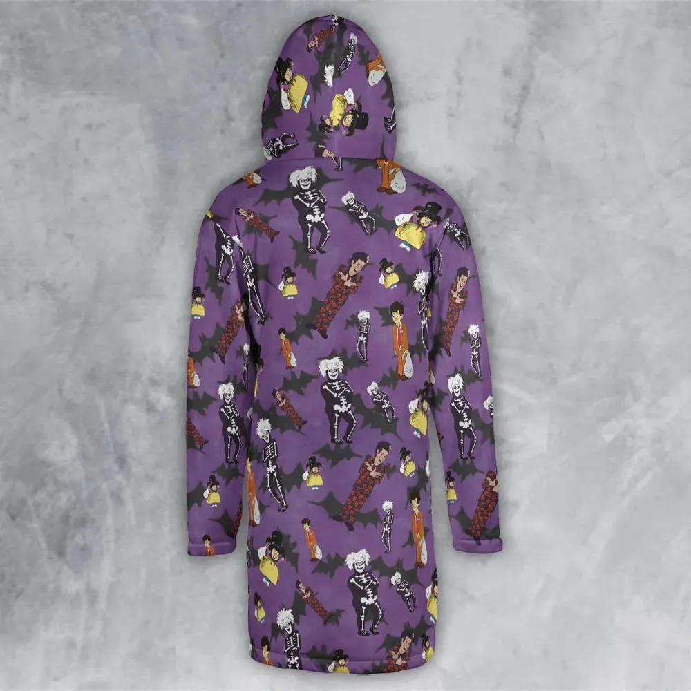 SNL David S. Pumpkins Animated Special Hooded Cloak Coat - 3