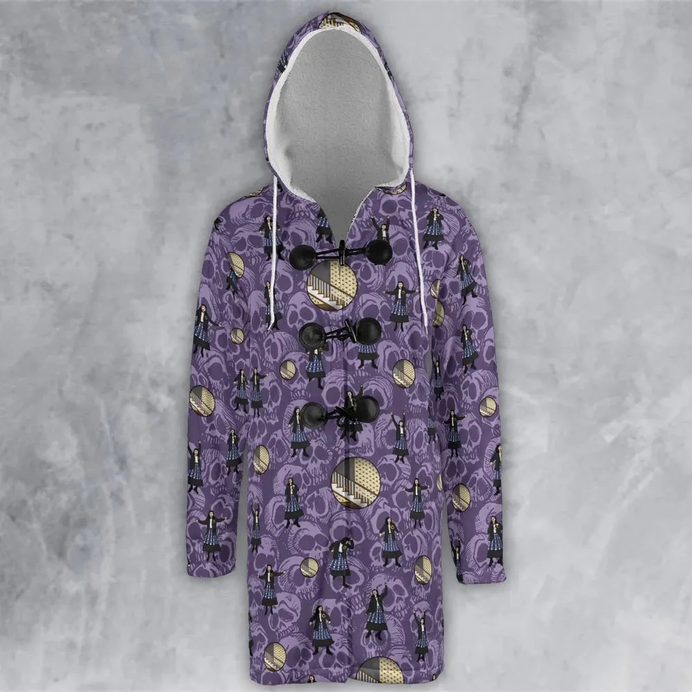 Lydia Deetz Dances To Jump In The Line Beetlejuice Hooded Cloak Coat - 2
