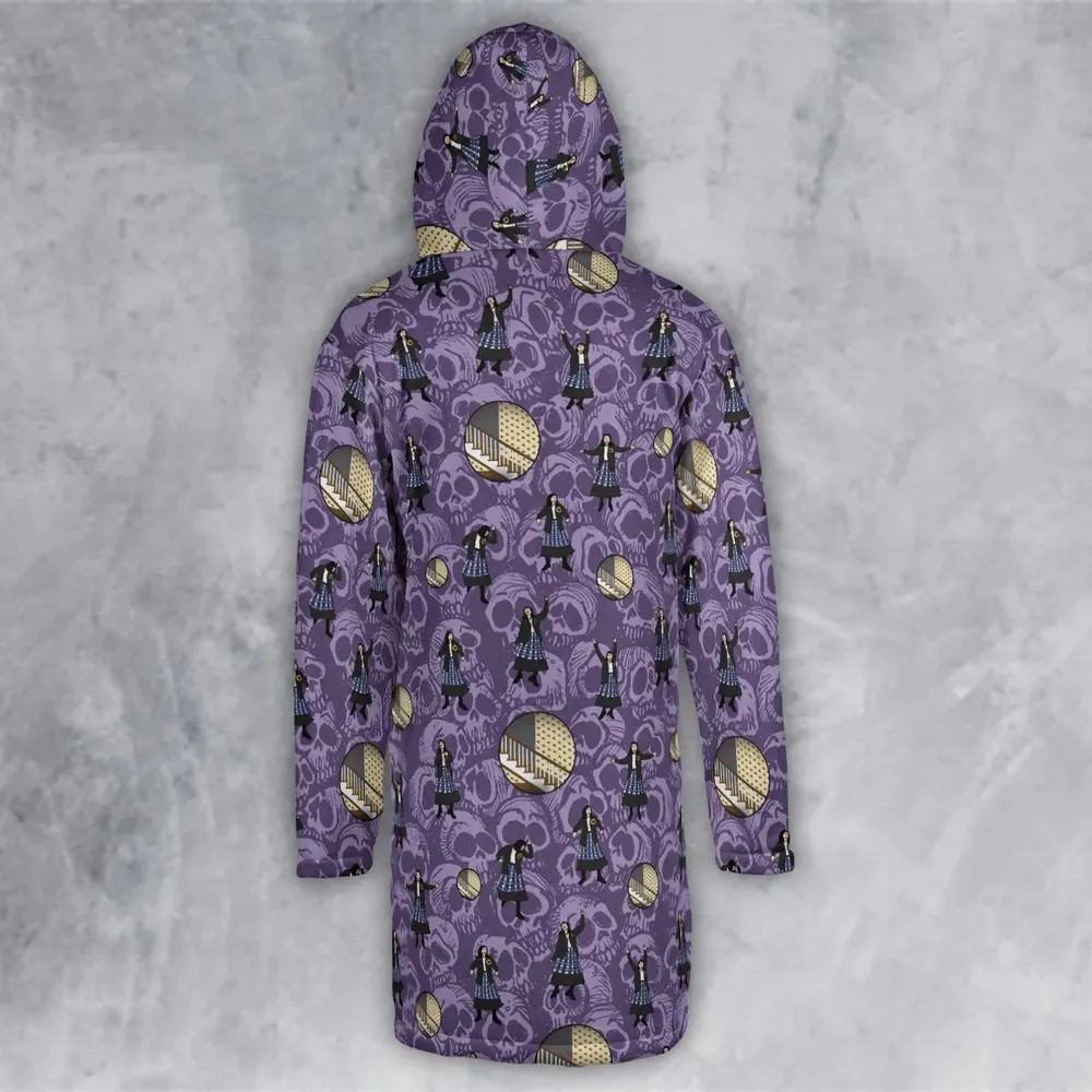 Lydia Deetz Dances To Jump In The Line Beetlejuice Hooded Cloak Coat - 3