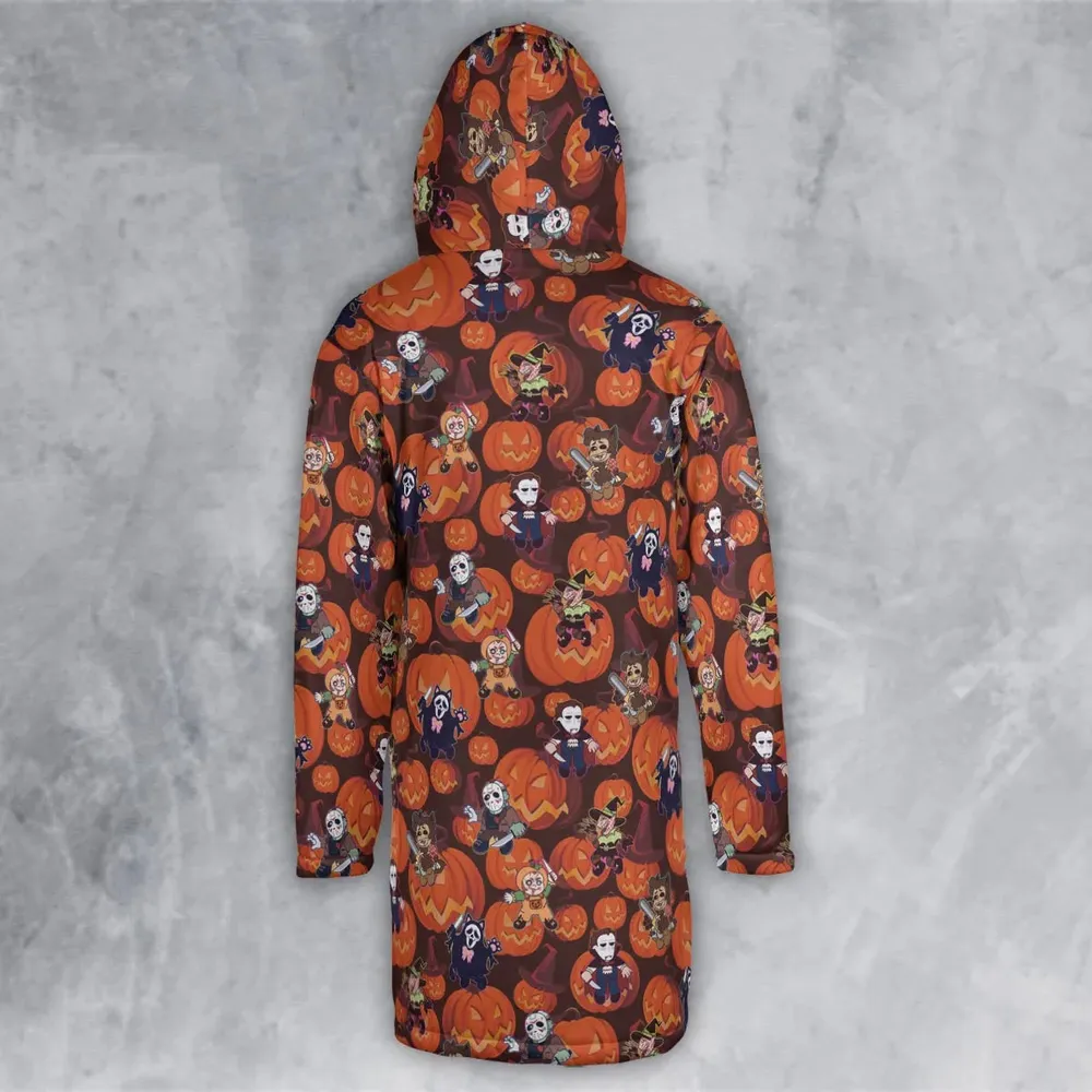 Halloween Slasher Hooded Cloak Coat - 3