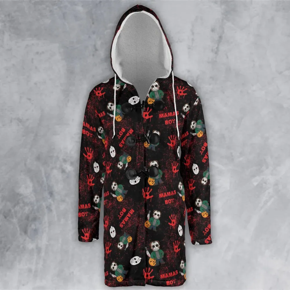 Mamas Boy Friday the 13th Hooded Cloak Coat - 2