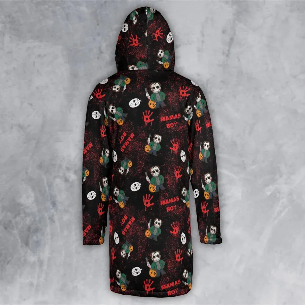 Mamas Boy Friday the 13th Hooded Cloak Coat - 3