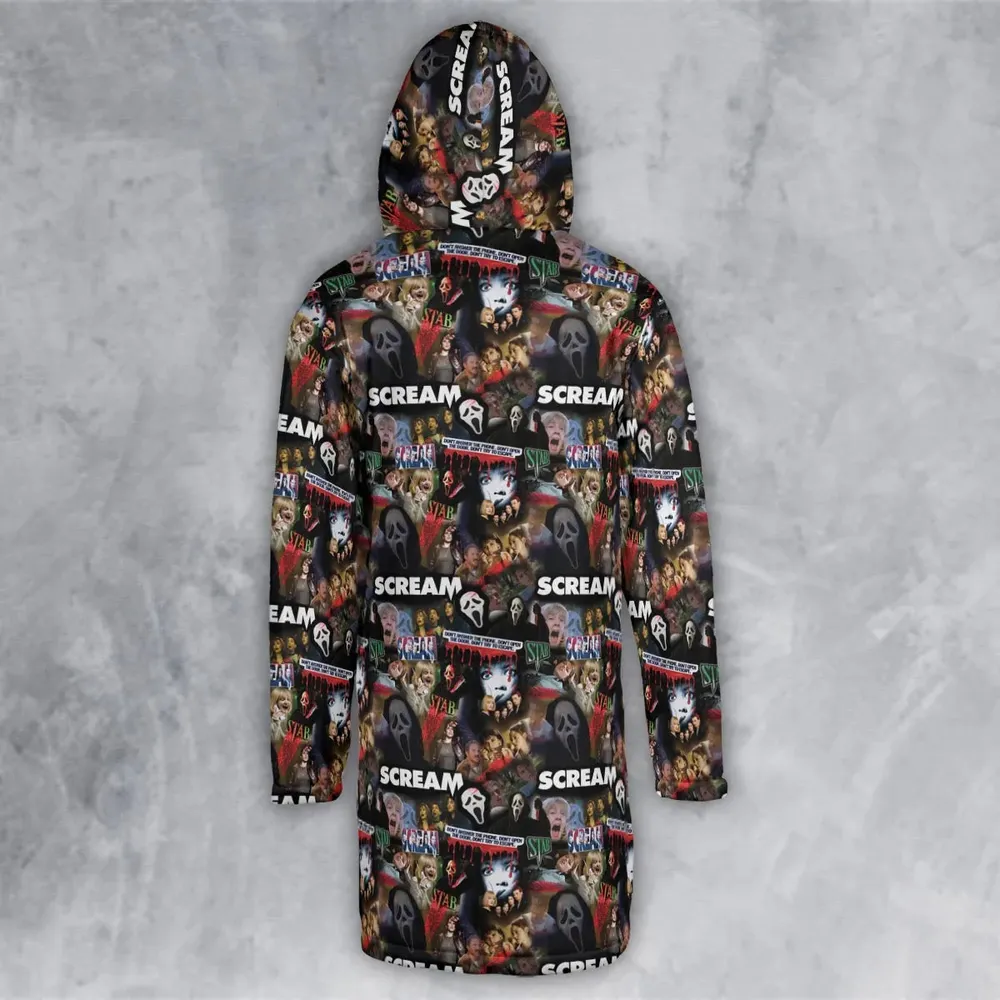 Slasher Chic Scream Hooded Cloak Coat - 3