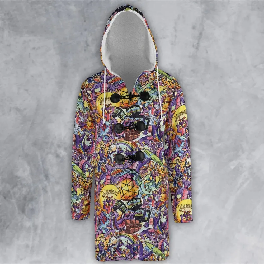 The Cute Dragon Figment Hooded Cloak Coat - 2