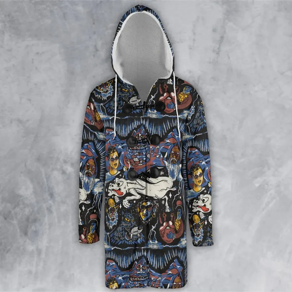 Mystery Falkor Neverending Story Hooded Cloak Coat - 2