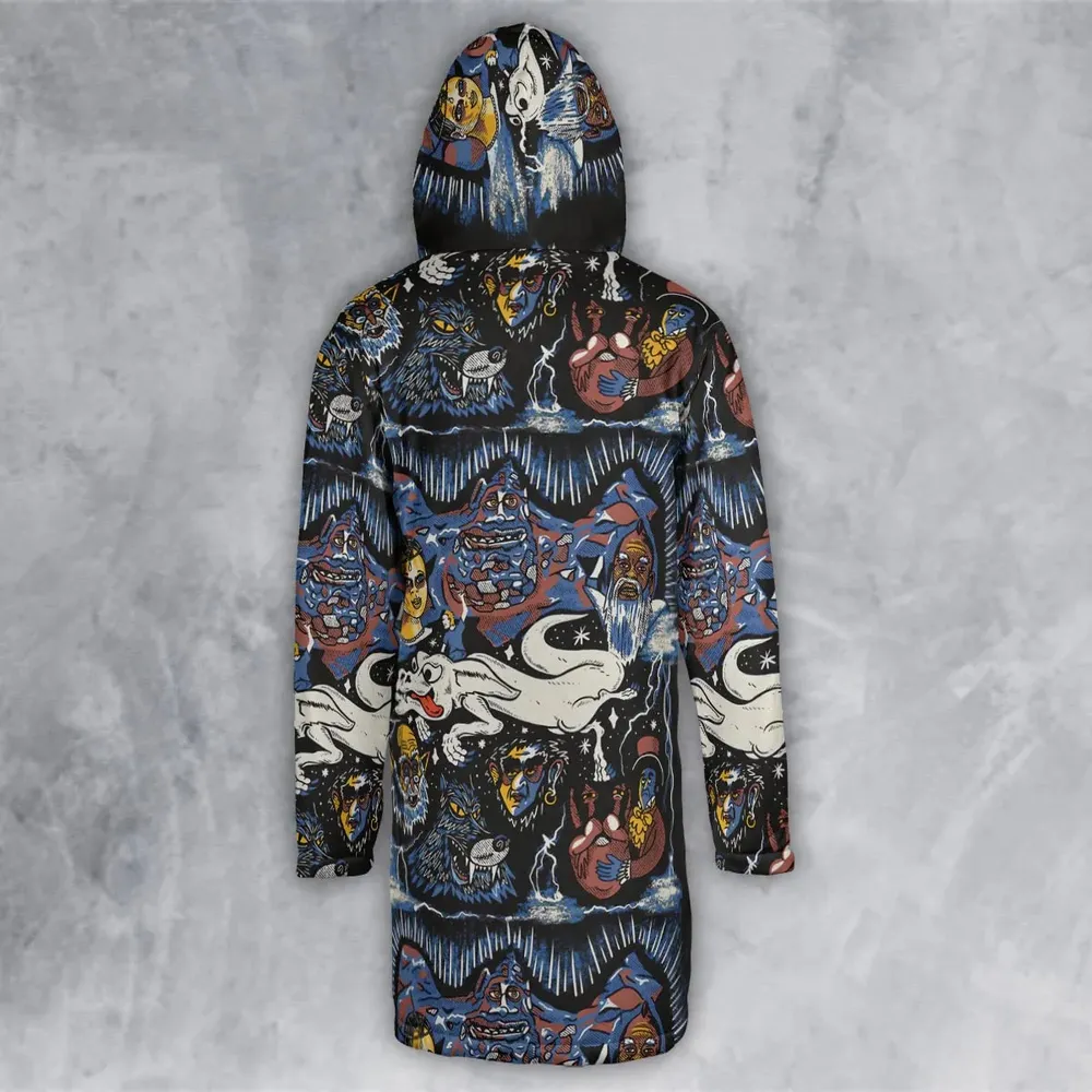 Mystery Falkor Neverending Story Hooded Cloak Coat - 3