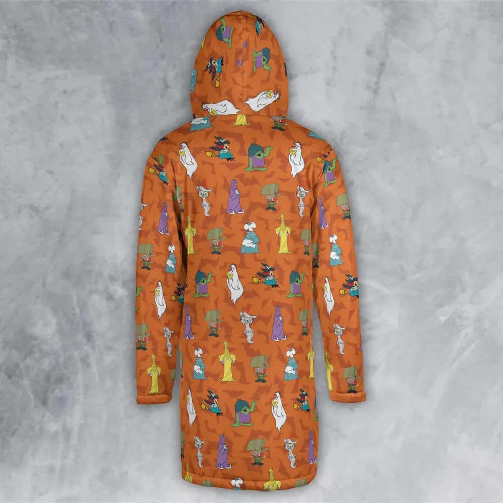 Happy Halloween From Hanna Barbera Hooded Cloak Coat - 3