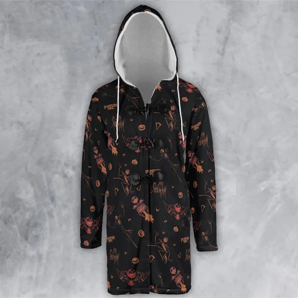 Pumpkin King Jack Skellington Hooded Cloak Coat - 2