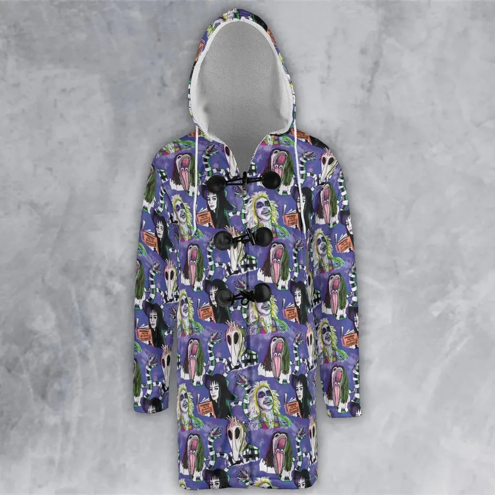 Beetle and Crew Beetlejuice Hooded Cloak Coat - 2