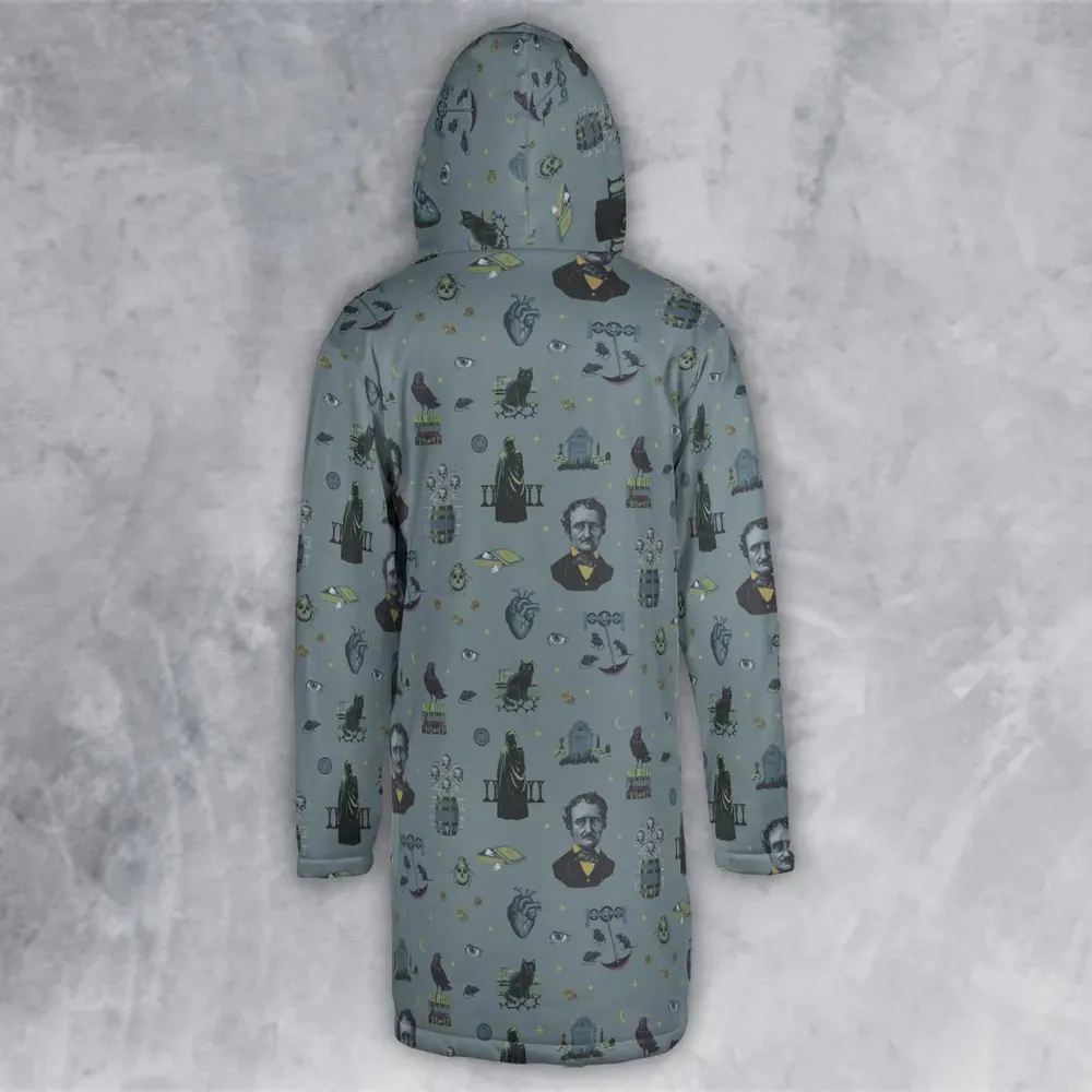 The Dark Themed Edgar Allan Poe Hooded Cloak Coat - 3