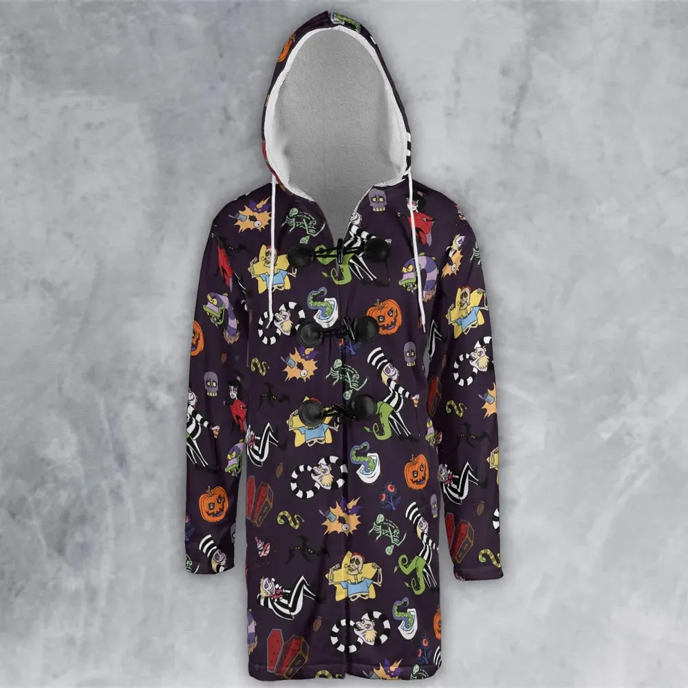 The Old Day Beetlejuice Hooded Cloak Coat - 2