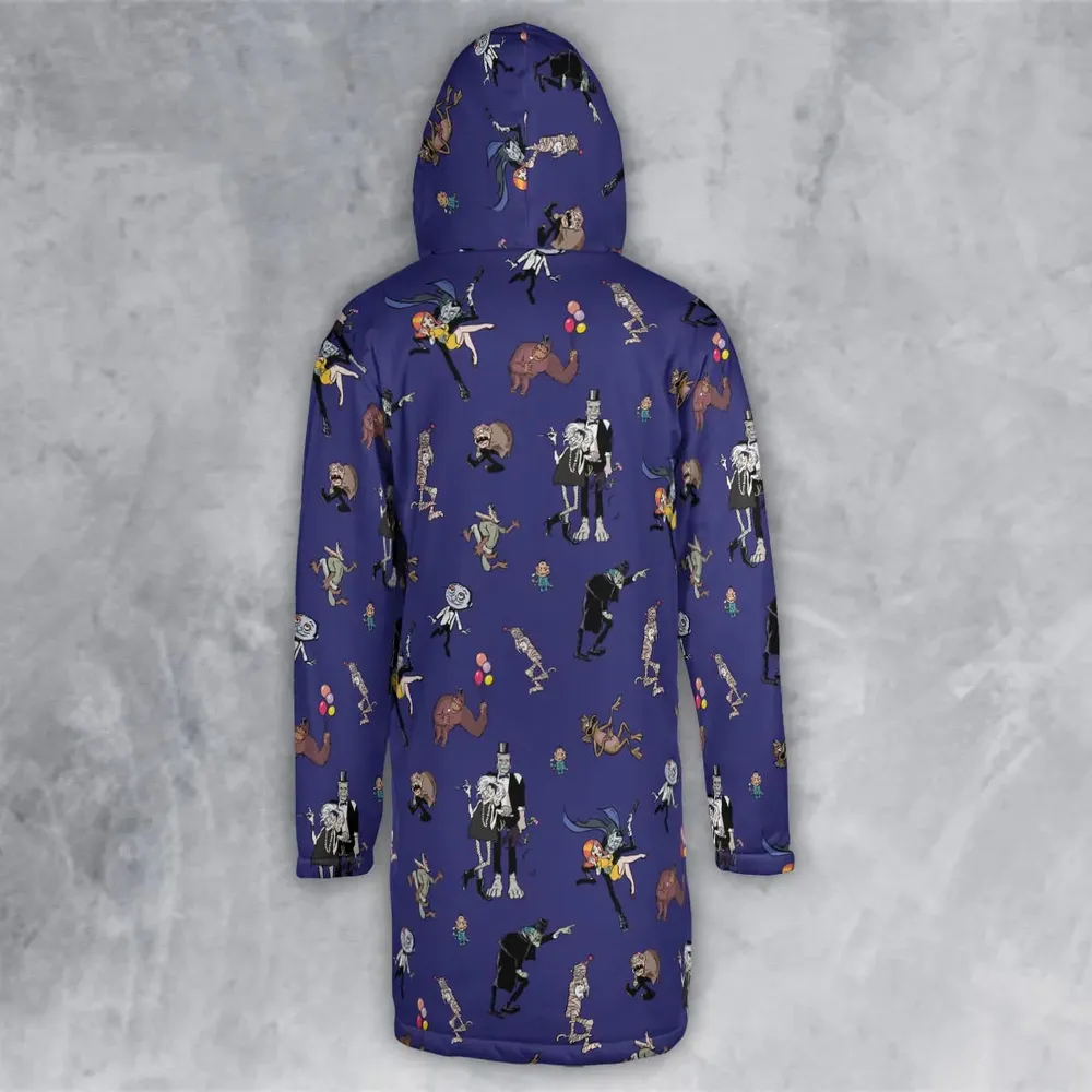 It's a Mad Mad Mad Monster Party Hooded Cloak Coat - 3