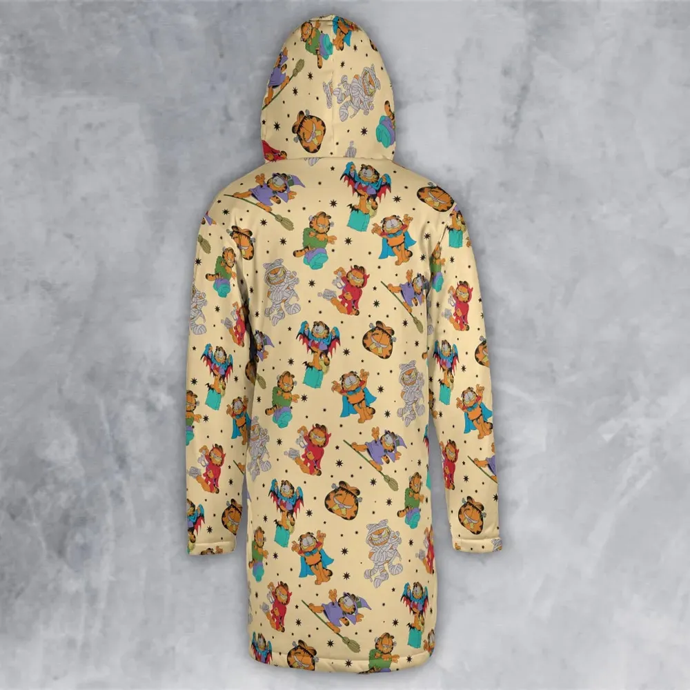 Nostalgic Cat Garfield's Halloween Adventure Hooded Cloak Coat - 3
