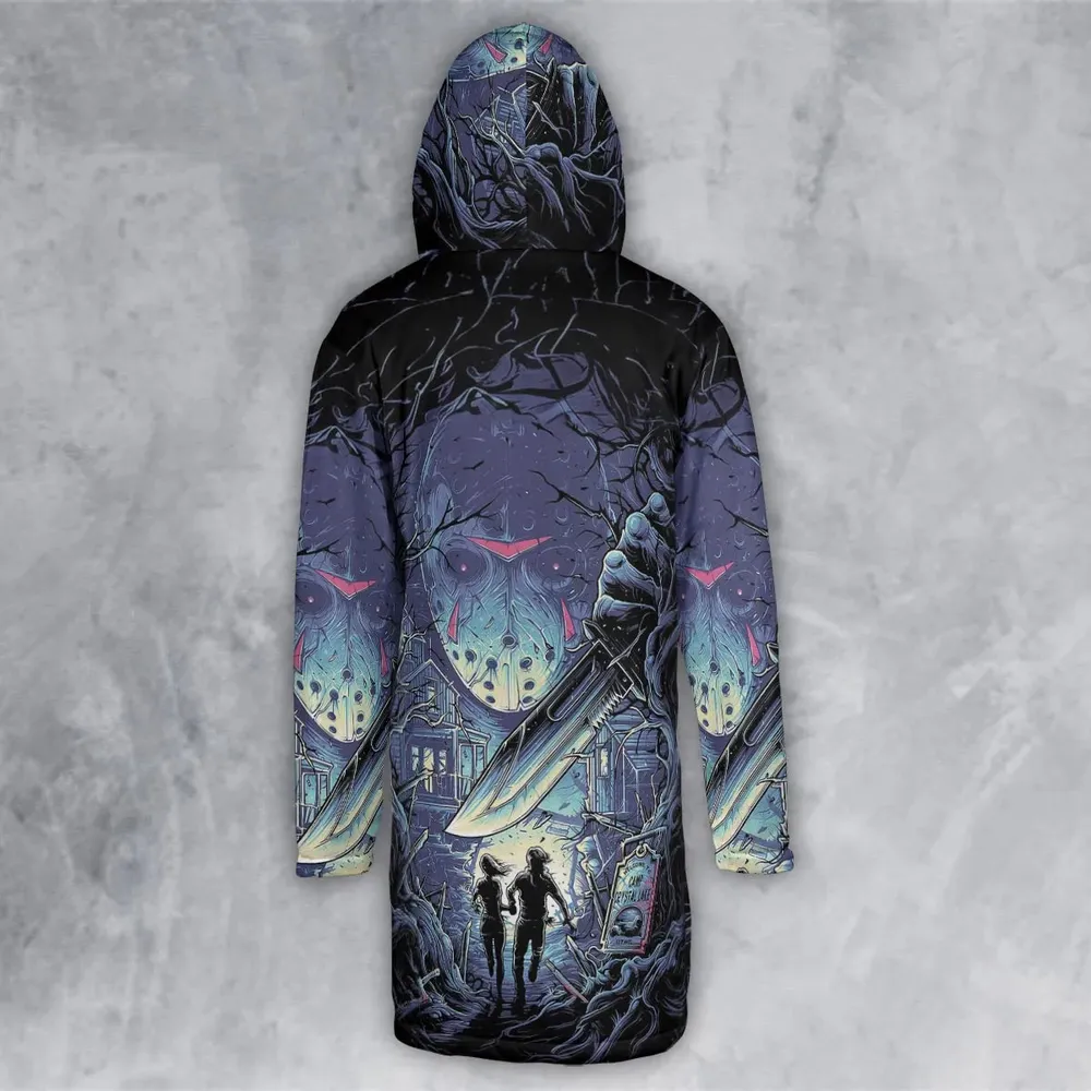 Camp Crystal Chic Friday the 13th Hooded Cloak Coat - 3