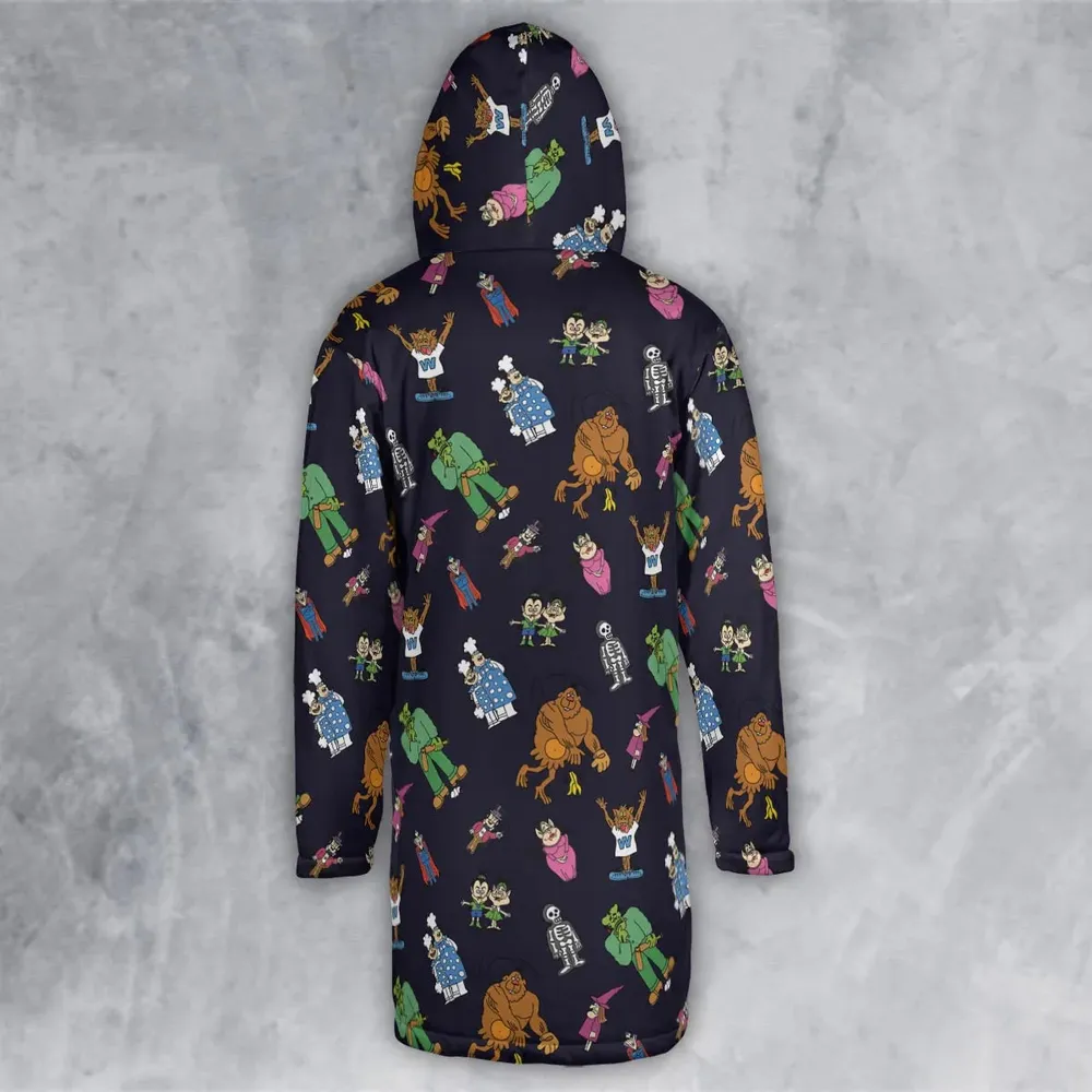 Nostalgic Food Mascots Burger Chef Hooded Cloak Coat - 3