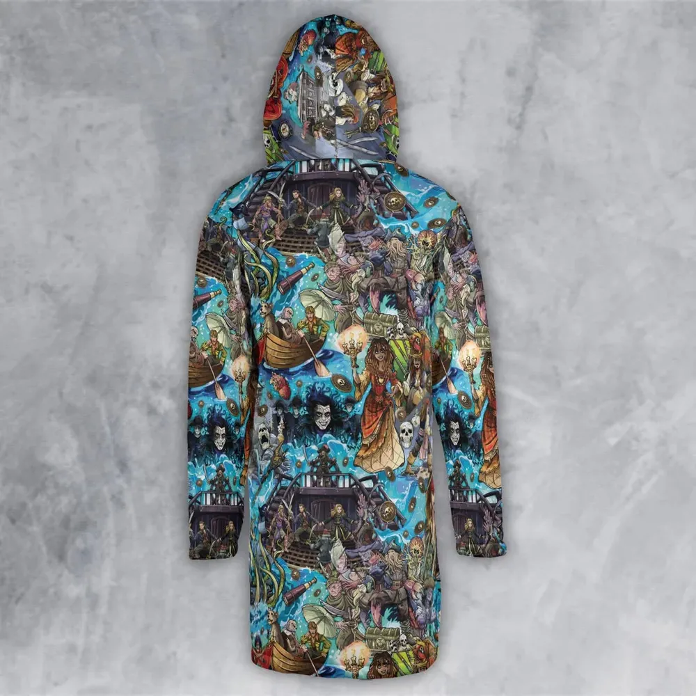 Travel And Fight Pirates of the Caribbean Hooded Cloak Coat - 3