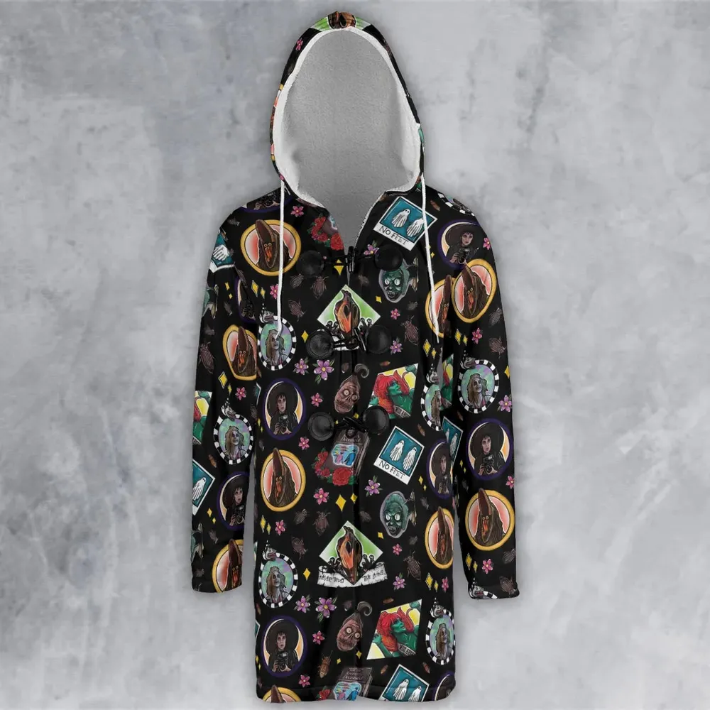 Showtime Beetlejuice Themed Hooded Cloak Coat - 2