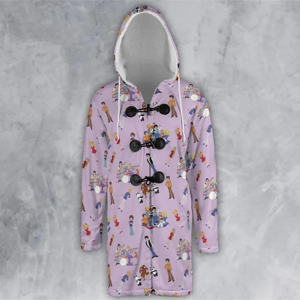 70s The Brady Kids Cartoon Hooded Cloak Coat - 2