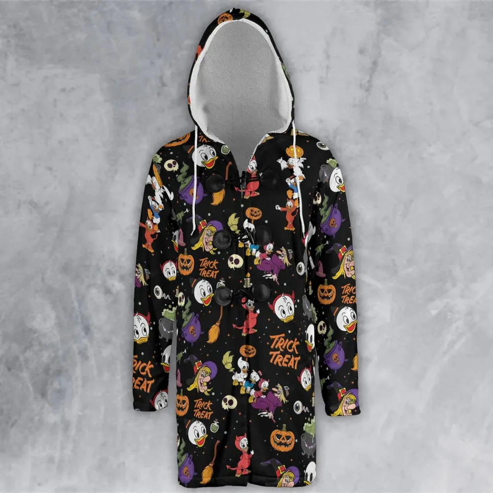 Huey, Dewey and Louie Duck Halloween Hooded Cloak Coat - 2