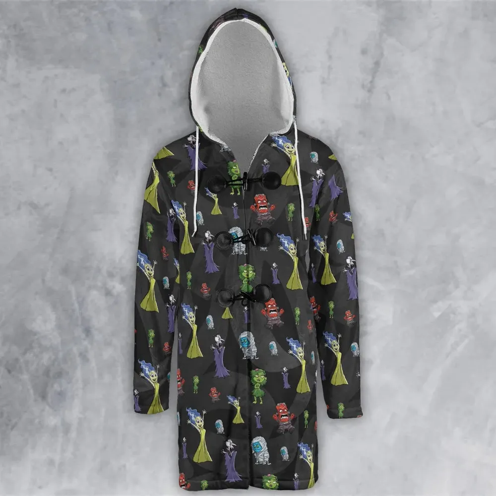 Horror Inside Hooded Cloak Coat - 2