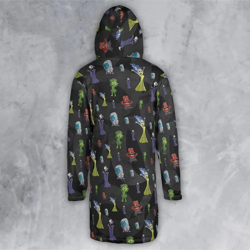 Horror Inside Hooded Cloak Coat - 3